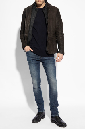 ‘survey’ leather jacket, zdjęcie 2 ‘survey’ leather jacket od AllSaints